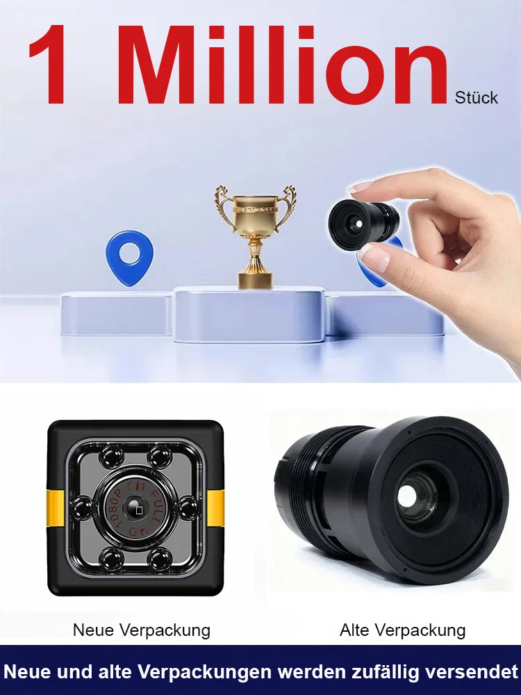 4K Kabellose Minikamera, Fernüberwachung, 32GB Speicher inkl.