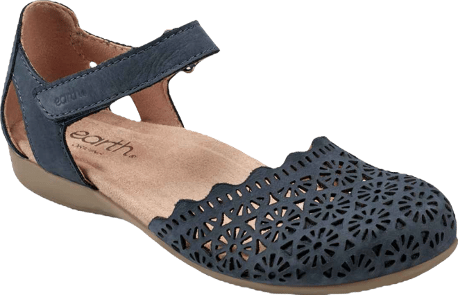 Women's Bronnie Perforated Two-Piece Flat Sandals