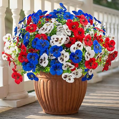 🌼 Rowfad Artificial Pansy Flowers — Bring Fresh Garden Charm to Any Space 🌼