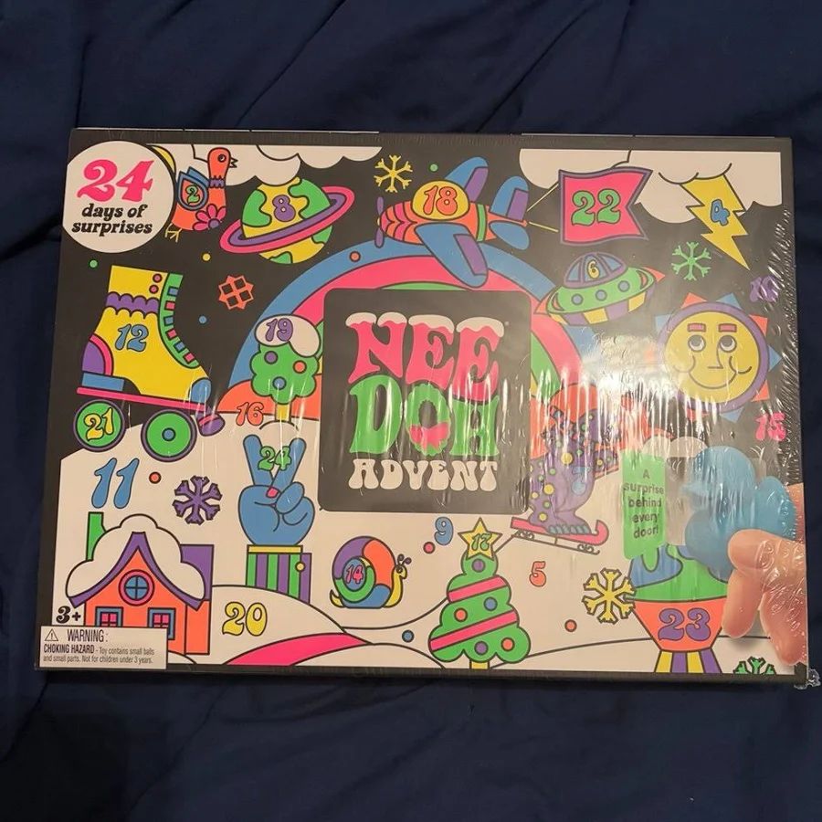 Festive NeeDoh Advent Calendar 2026 Christmas gift and holiday countdown