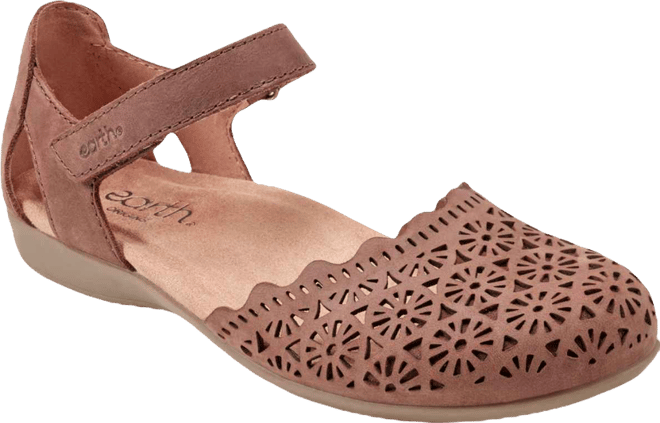 Women's Bronnie Perforated Two-Piece Flat Sandals