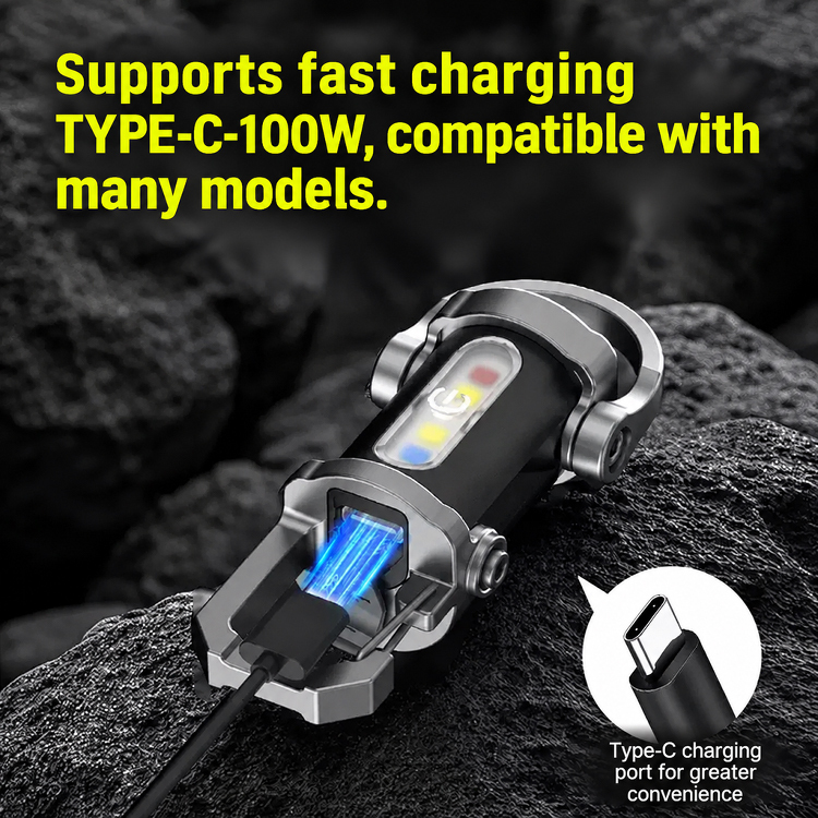 SOS Emergency Light Flashlight 3-in-1 Multifunction
