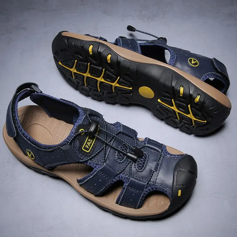 Durable closed toe hiking sandals for outdoor adventures2