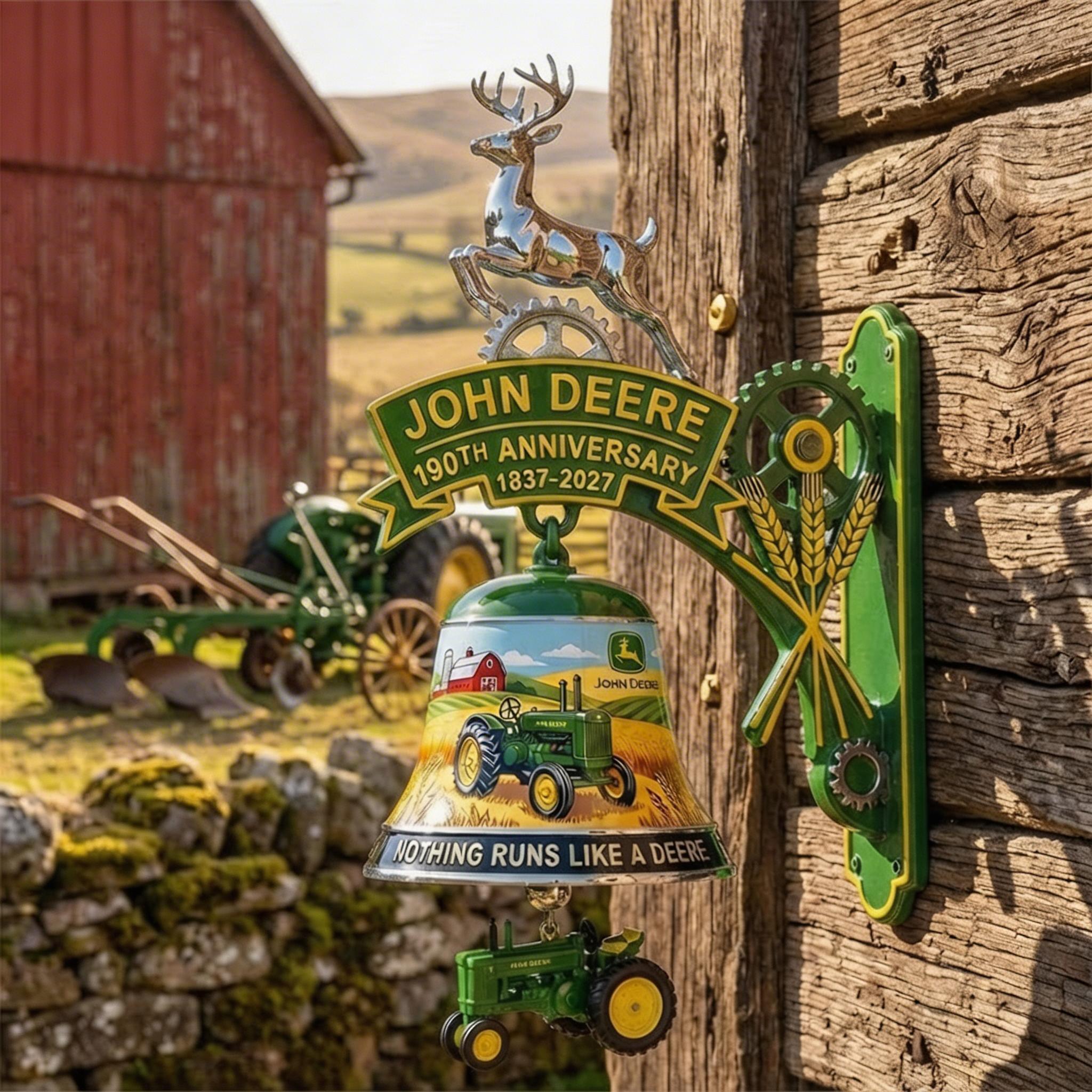 John Deere 190th Anniversary Commemorative Wall Bell 🔔