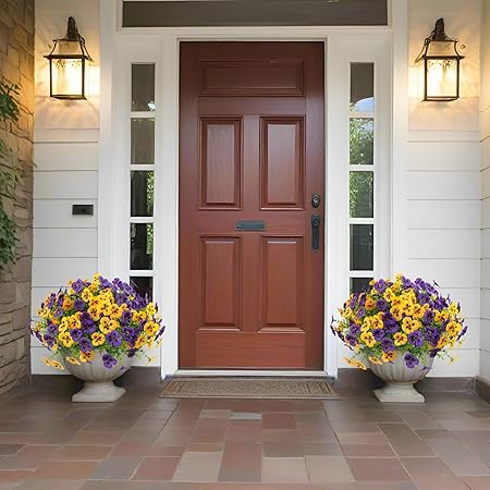 🌼 Rowfad Artificial Pansy Flowers — Bring Fresh Garden Charm to Any Space 🌼