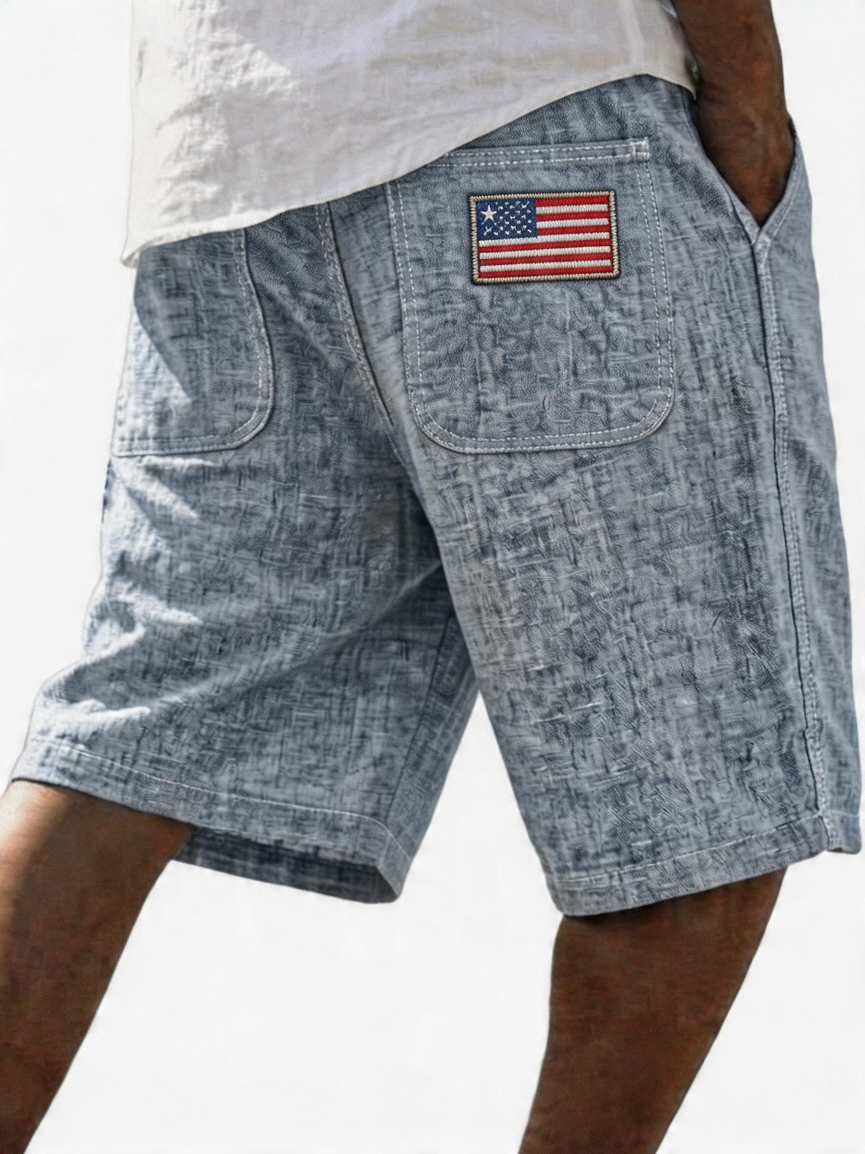 Men's Classic Linen Blend Casual Summer Shorts – Timeless Comfort for Everyday Wear