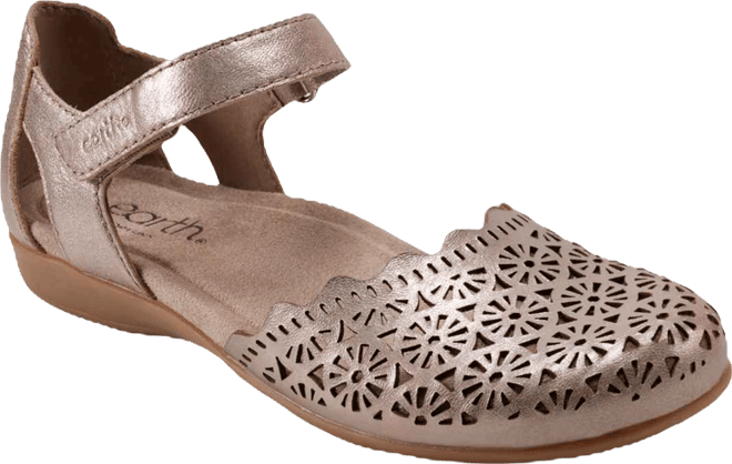 Women's Bronnie Perforated Two-Piece Flat Sandals