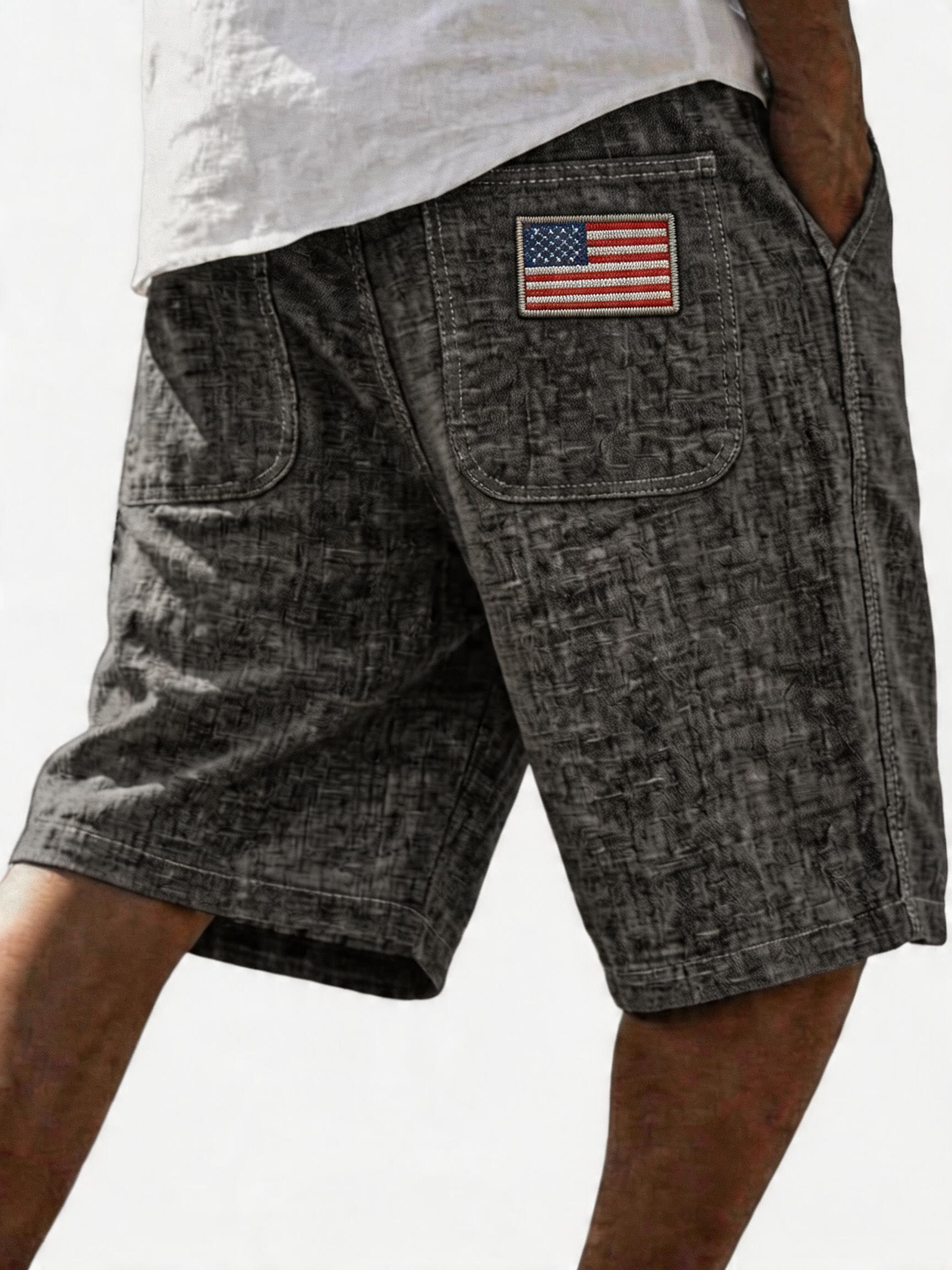 Men's Classic Linen Blend Casual Summer Shorts – Timeless Comfort for Everyday Wear