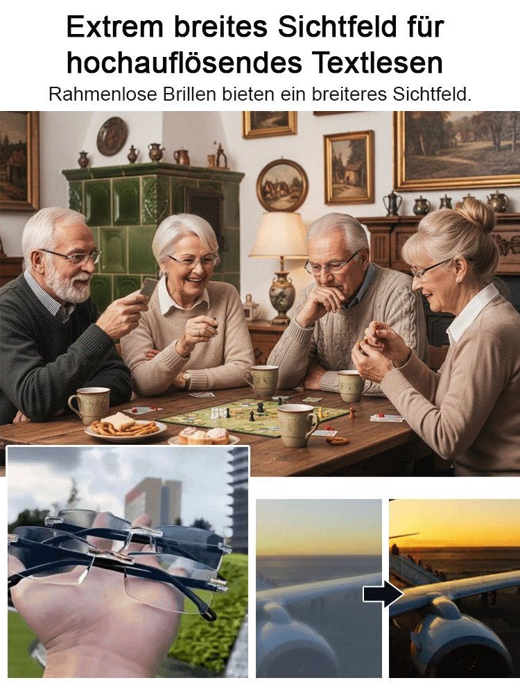 Smarte Brille mit Autofokus-Technologie ✨ Ohne Sehtest passt sich die Sehstärke automatisch Ihren Augen an – von -7,0 bis +7,0 Dioptrien. ✨ Zudem bieten die Gläser einen Schutz von 99,9 % gegen schädliches Blaulicht. ✨