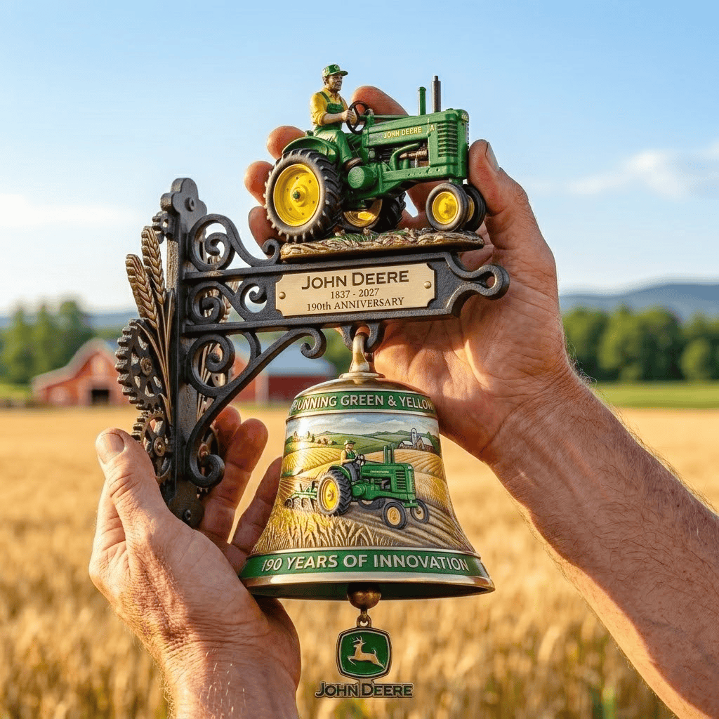 John Deere 190th Anniversary Commemorative Wall Bell 🔔