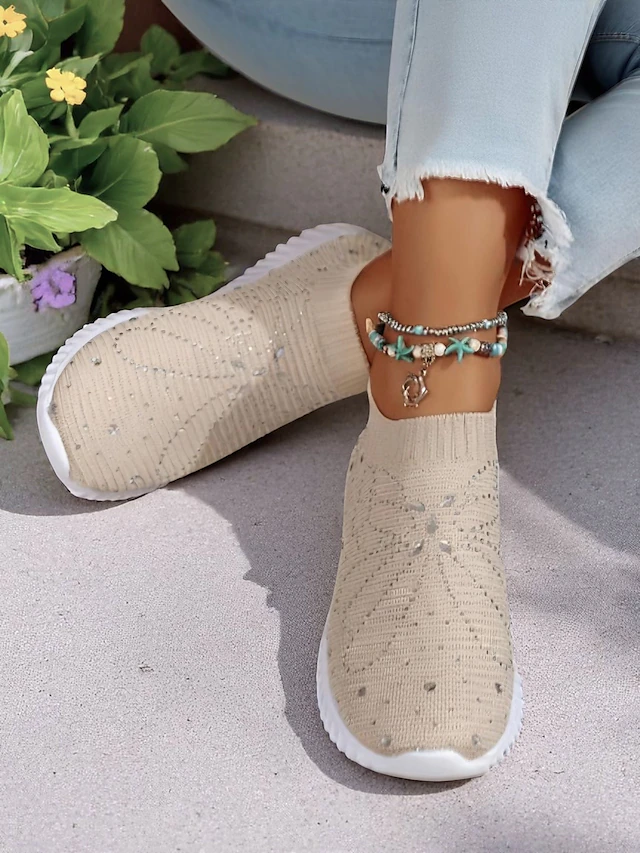 Women’s Slip-On Walking Shoes – Lightweight, Breathable & Comfortable for All-Day Wear