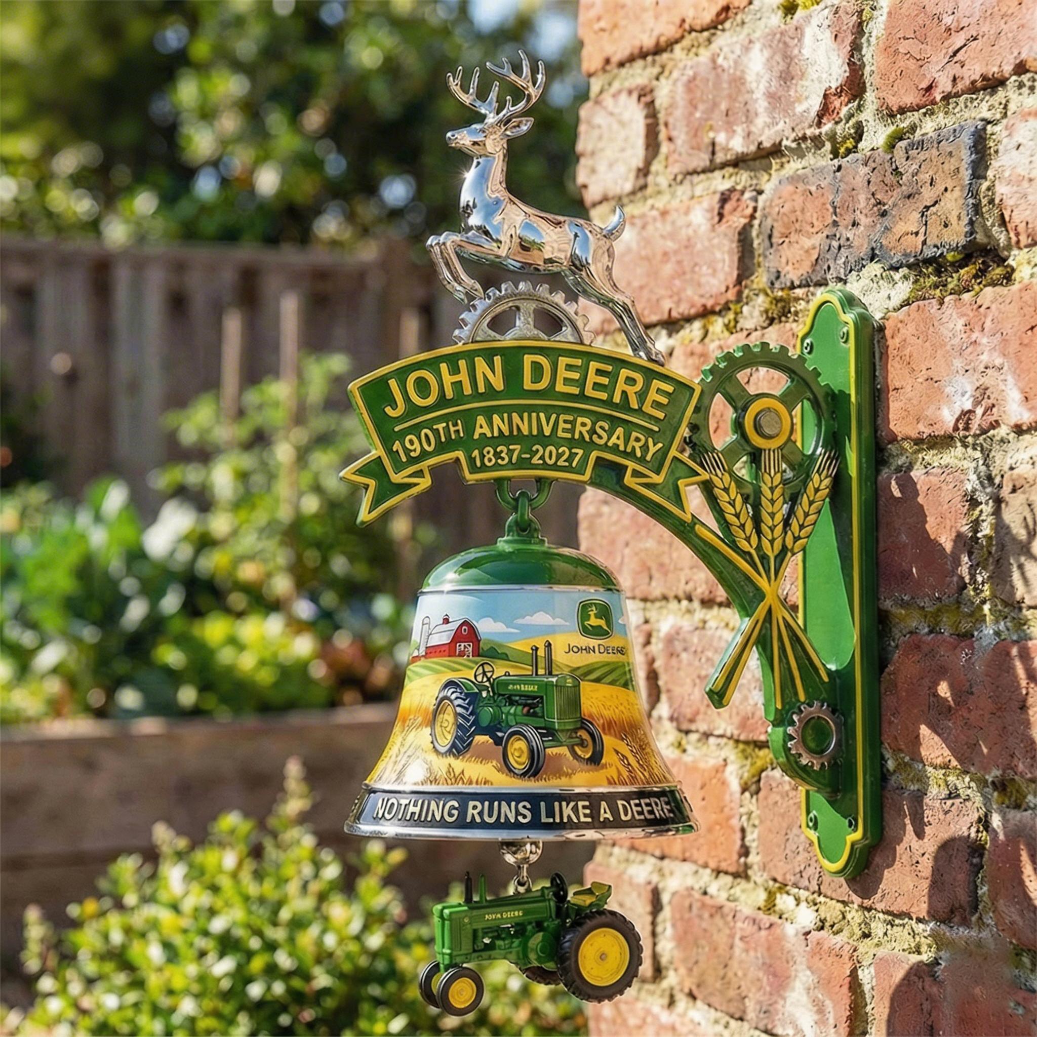John Deere 190th Anniversary Commemorative Wall Bell 🔔