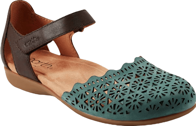 Women's Bronnie Perforated Two-Piece Flat Sandals