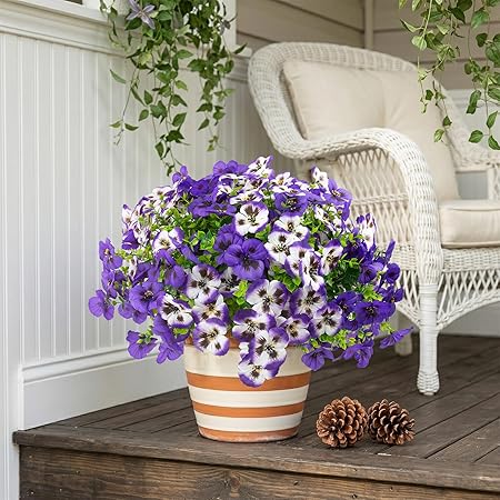🌼 Rowfad Artificial Pansy Flowers — Bring Fresh Garden Charm to Any Space 🌼