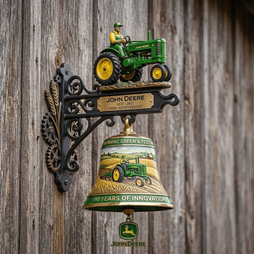 John Deere 190th Anniversary Commemorative Wall Bell 🔔