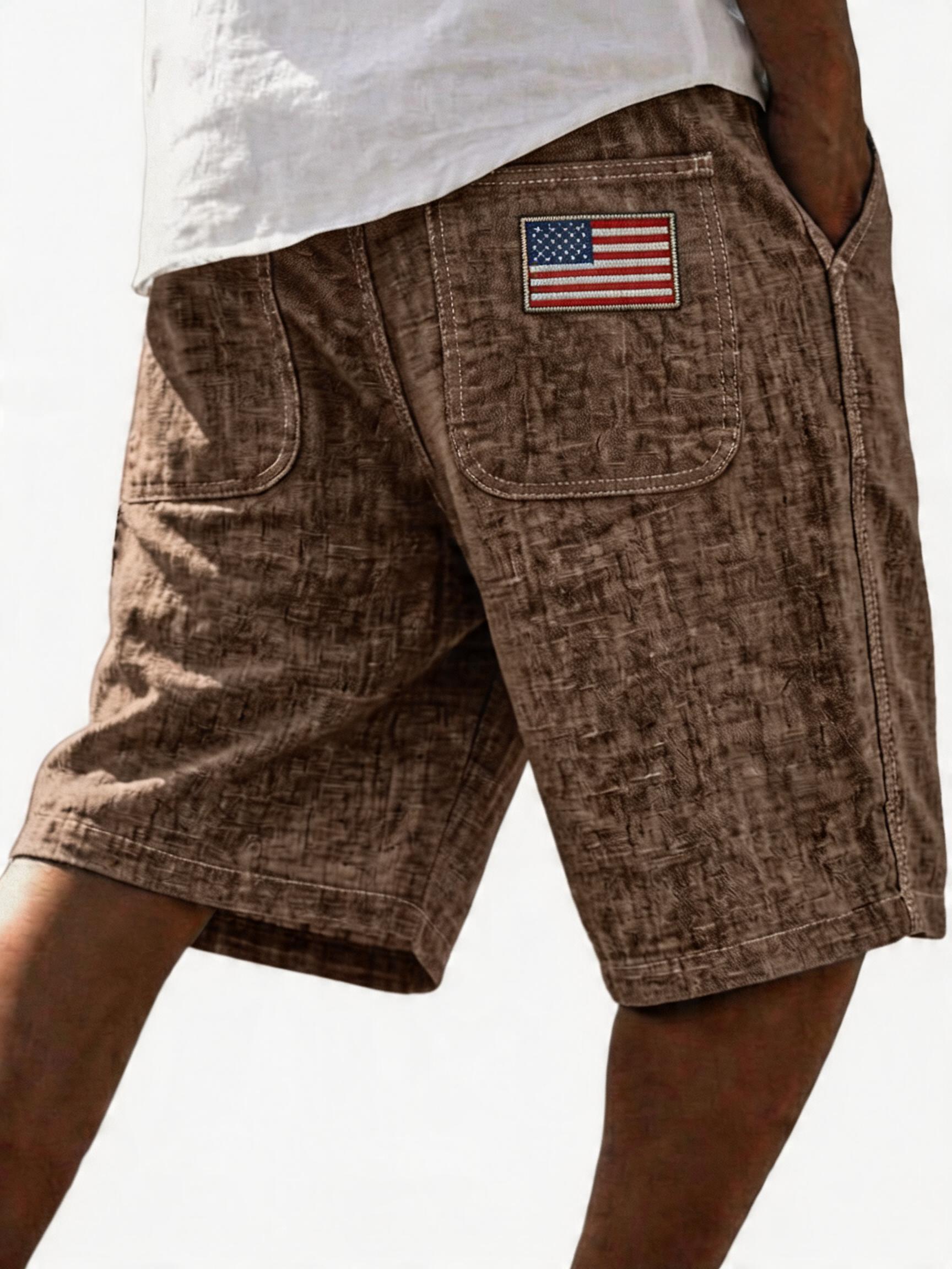 Men's Classic Linen Blend Casual Summer Shorts – Timeless Comfort for Everyday Wear