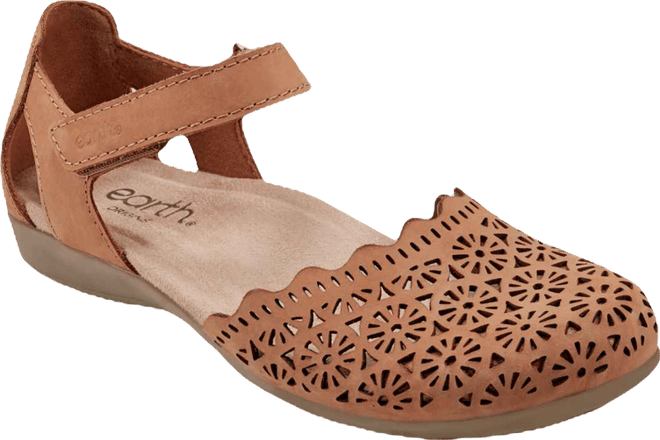 Women's Bronnie Perforated Two-Piece Flat Sandals