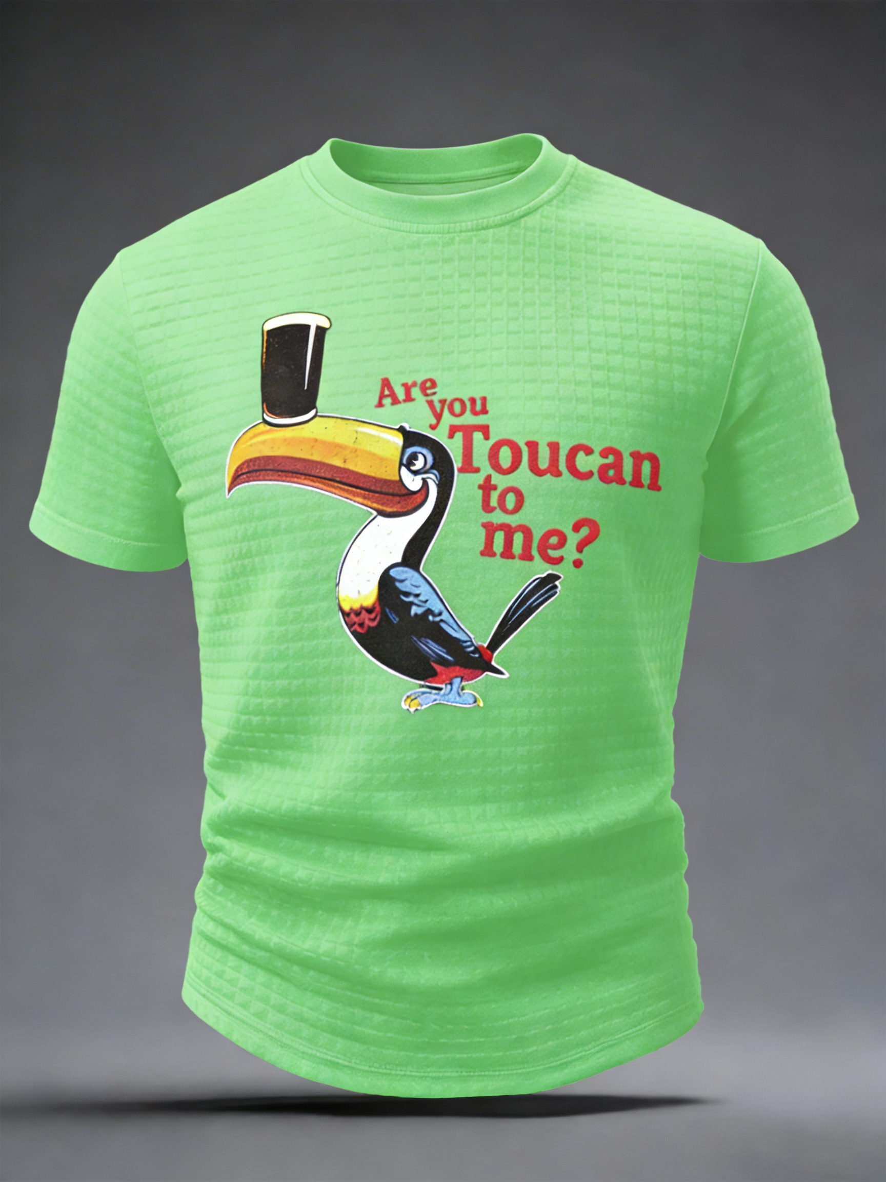 Men's Hello Darkness My Old Friend short sleeve Waffle Shirt