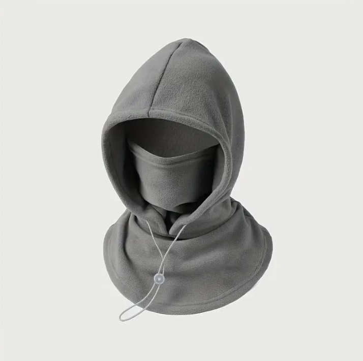 3-in-1 Winter Balaclava for Men & Women – Fleece-Lined Thermal Hood, Face Cover & Neck Warmer