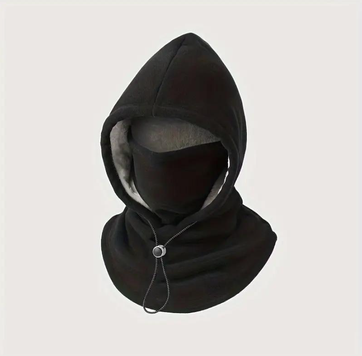 3-in-1 Winter Balaclava for Men & Women – Fleece-Lined Thermal Hood, Face Cover & Neck Warmer