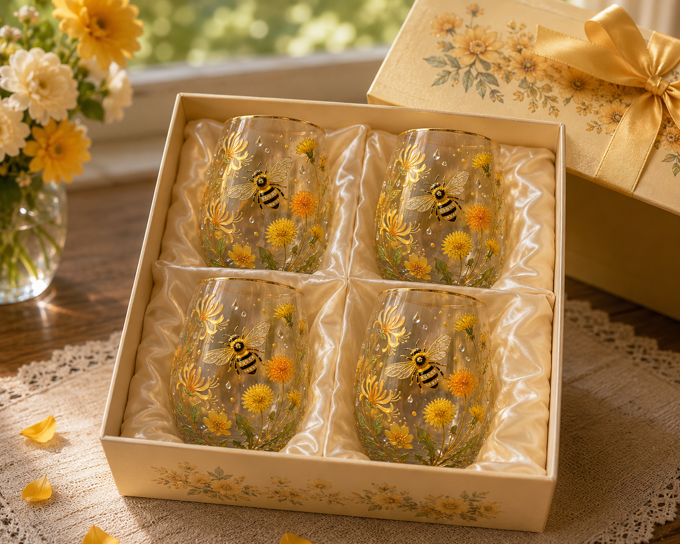 🌸🌿 2026 Limited Edition: Hope Garden - Glass Teacup ☀️☕