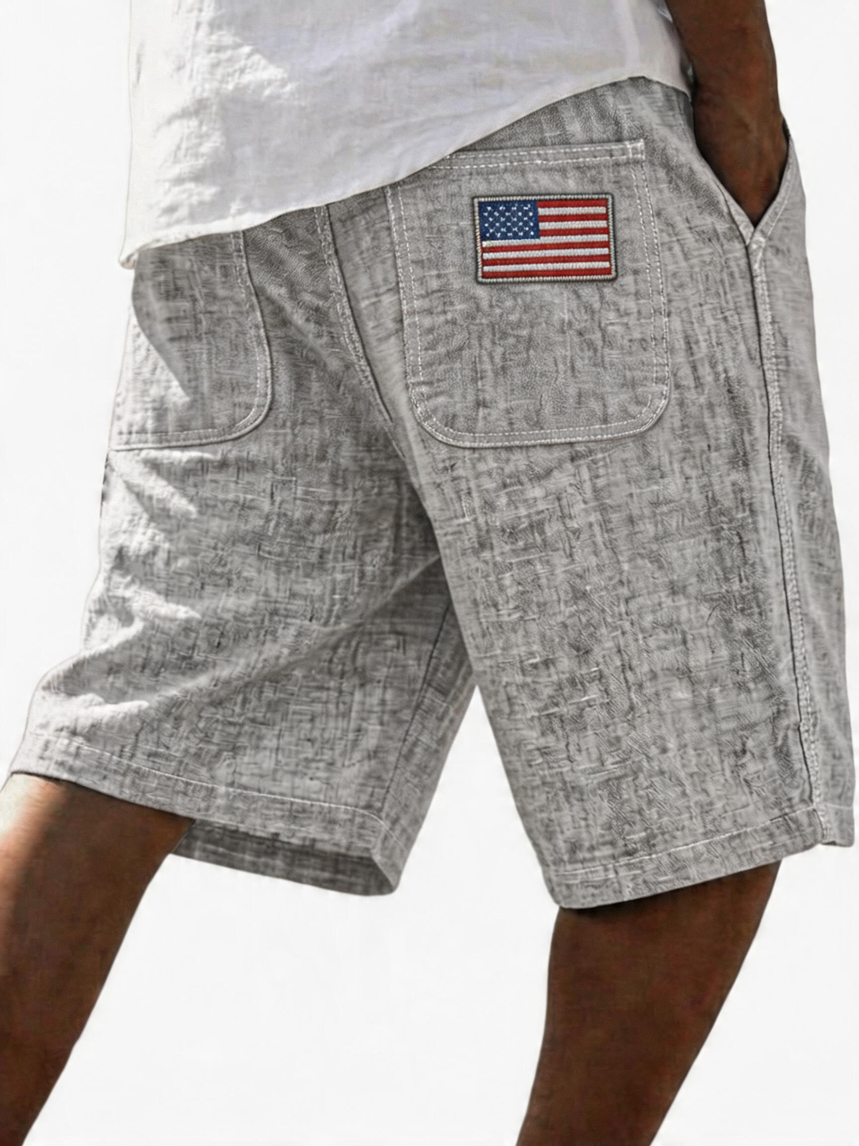 Men's Classic Linen Blend Casual Summer Shorts – Timeless Comfort for Everyday Wear