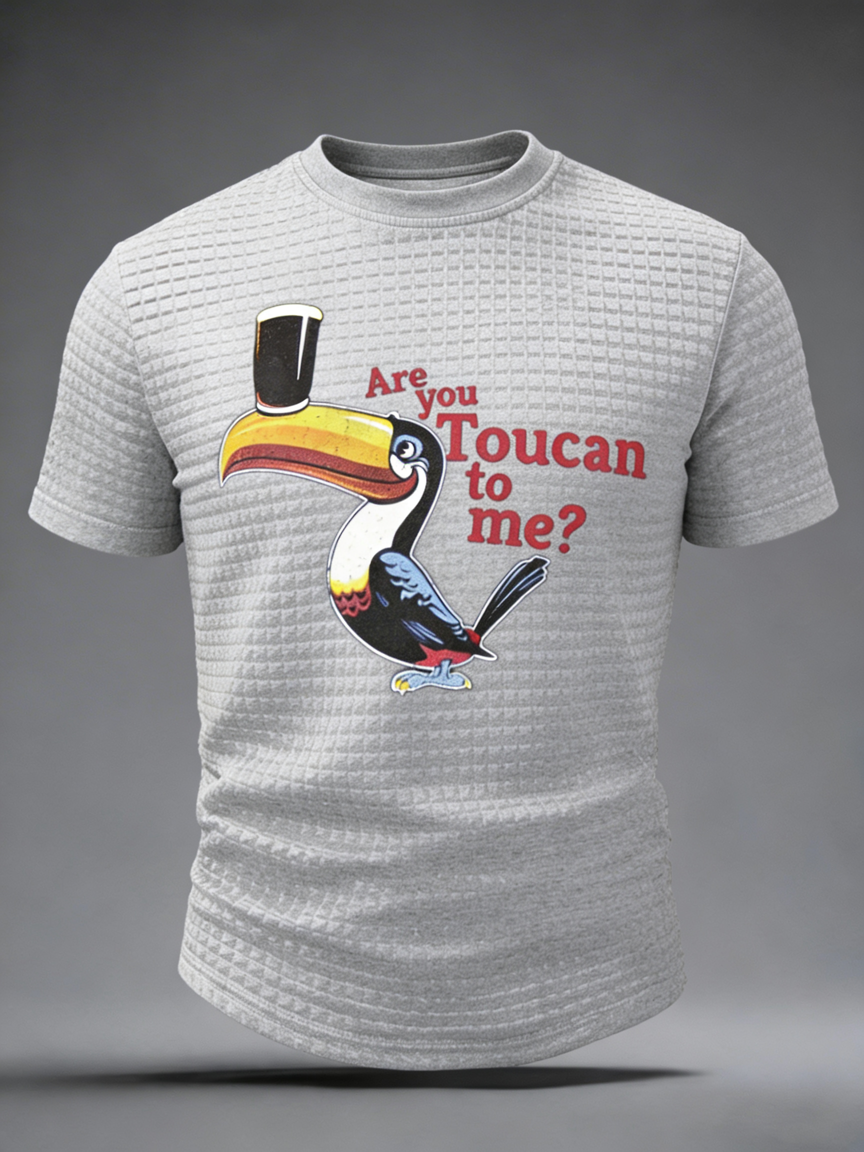 Men's Hello Darkness My Old Friend short sleeve Waffle Shirt