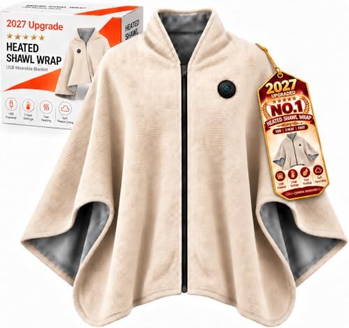 🔥 A Warm Hug for Grandma — Graphene Heated Shawl Blanket, Adjustable Warmth, Cozy Comfort & Soothing Heat All Winter Long! ❤️
