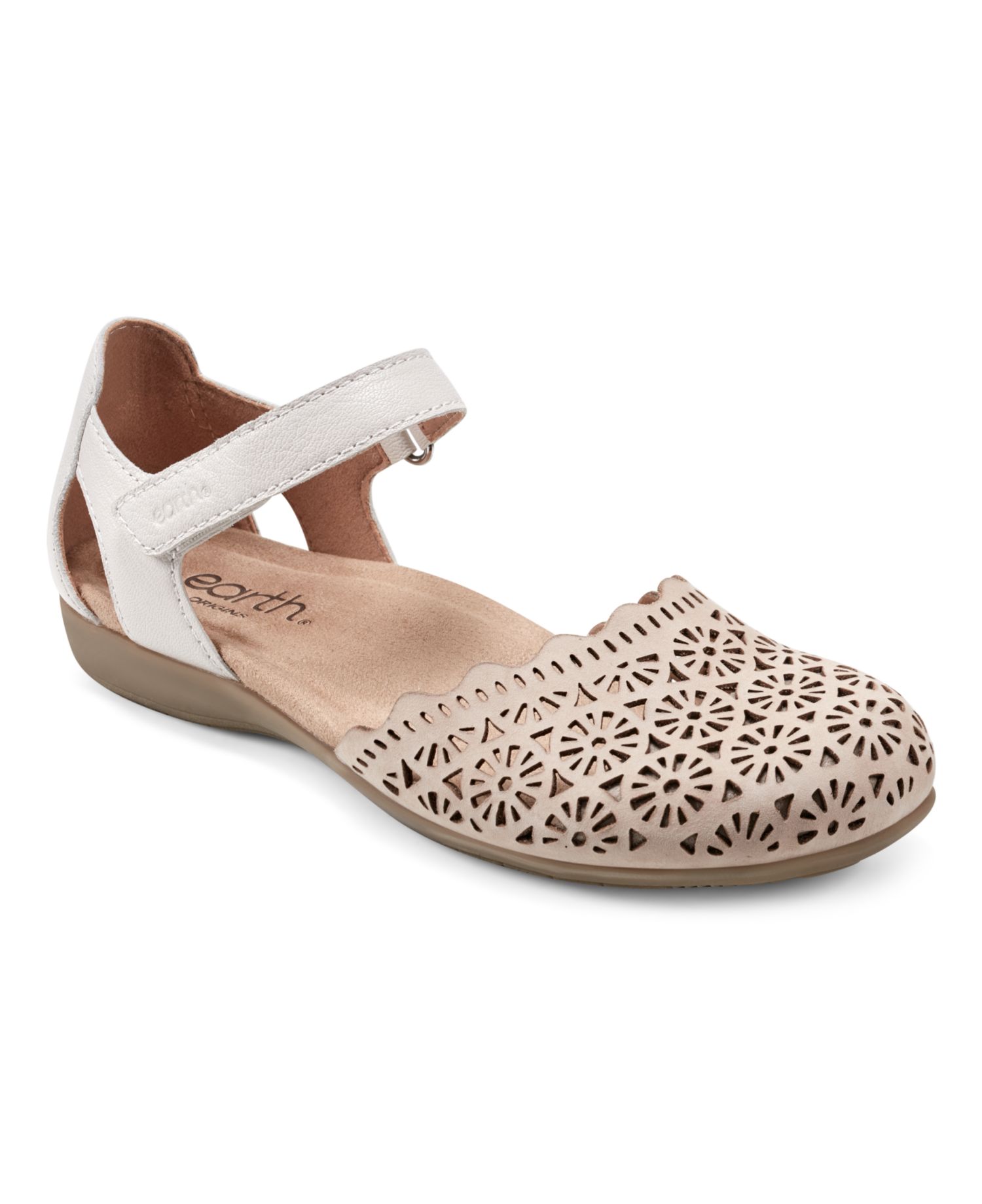 Women's Bronnie Perforated Two-Piece Flat Sandals