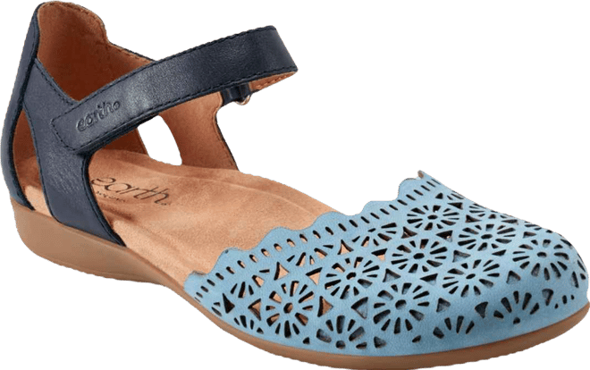 Women's Bronnie Perforated Two-Piece Flat Sandals