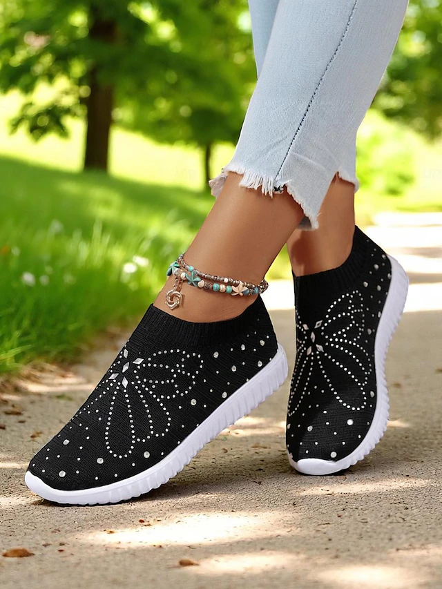 Women’s Slip-On Walking Shoes – Lightweight, Breathable & Comfortable for All-Day Wear