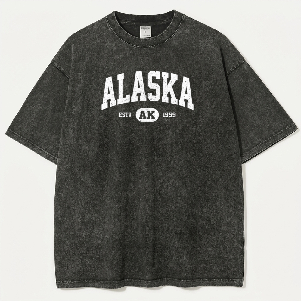 Alaska Vintage Organic Cotton Trail Tee-HikeVista