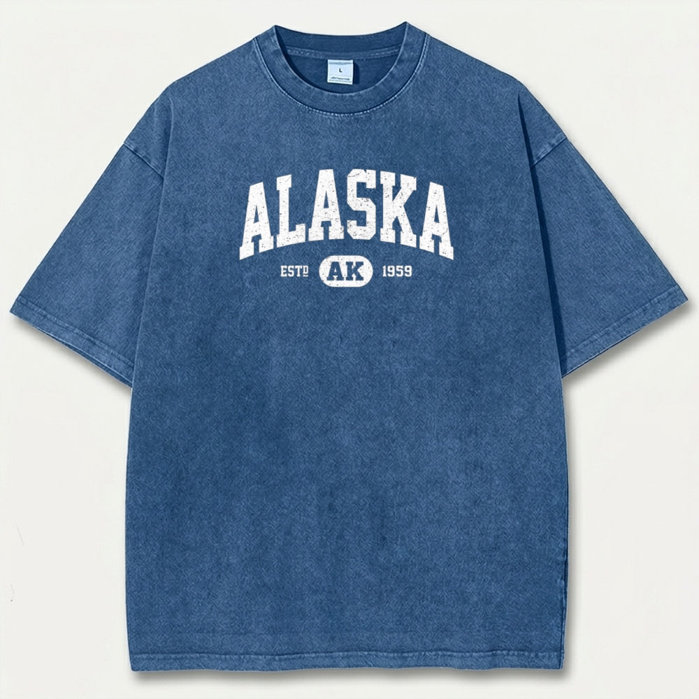 Alaska Vintage Organic Cotton Trail Tee-HikeVista