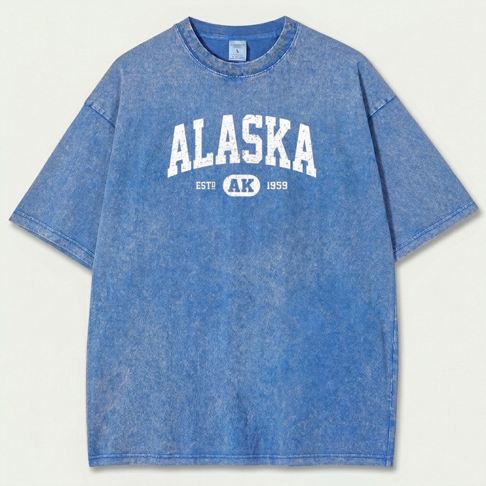 Alaska Vintage Organic Cotton Trail Tee-HikeVista