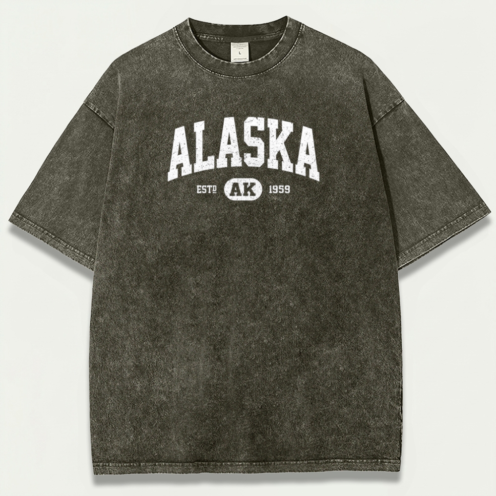 Alaska Vintage Organic Cotton Trail Tee-HikeVista