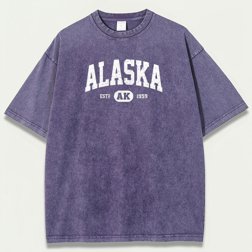 Alaska Vintage Organic Cotton Trail Tee-HikeVista