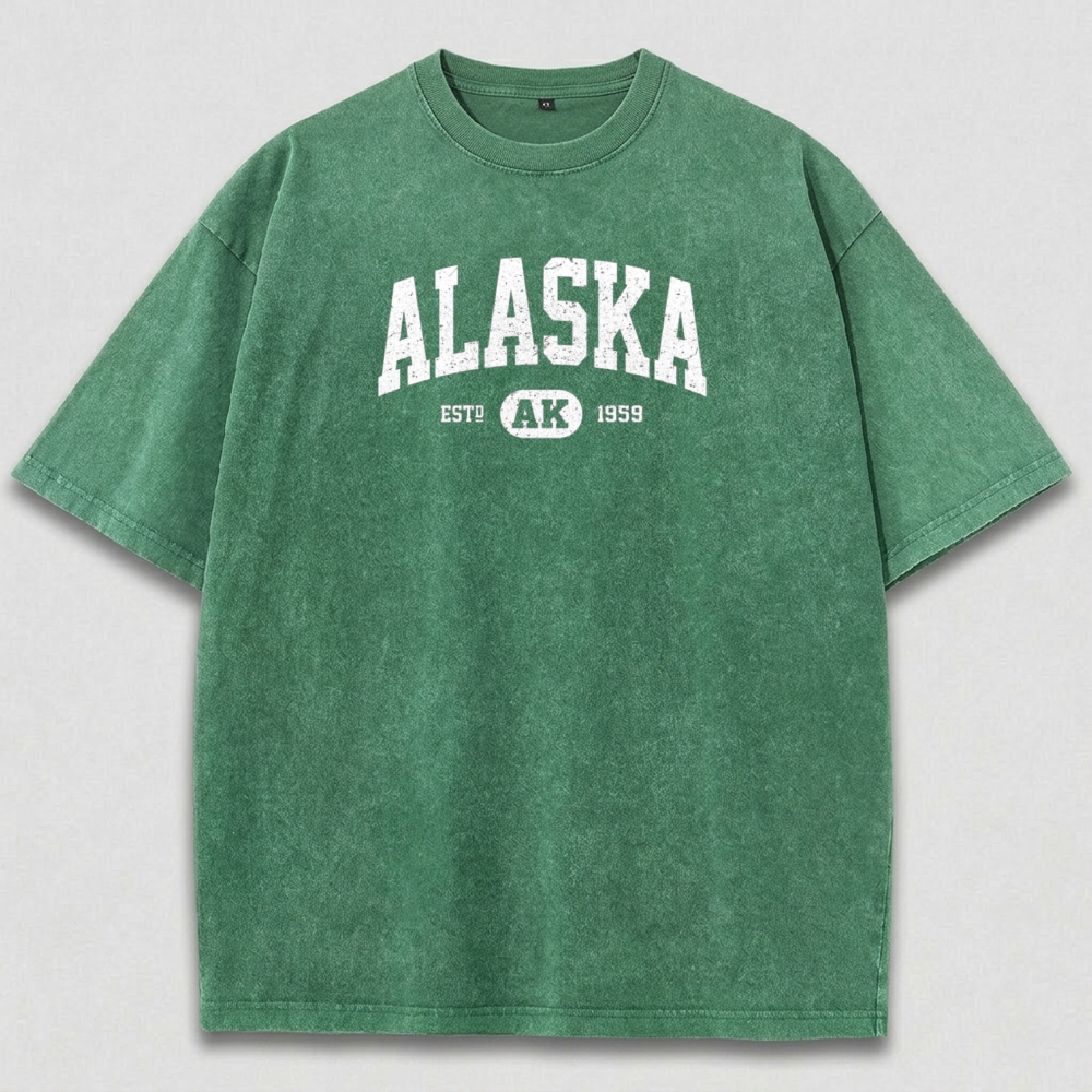 Alaska Vintage Organic Cotton Trail Tee-HikeVista