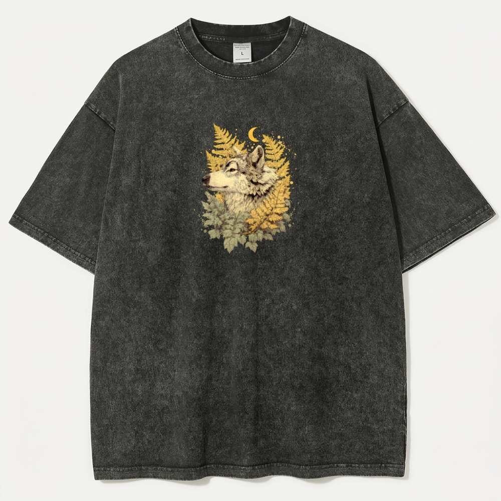 Wolf Weed Vintage Organic Cotton Trail Tee-HikeVista