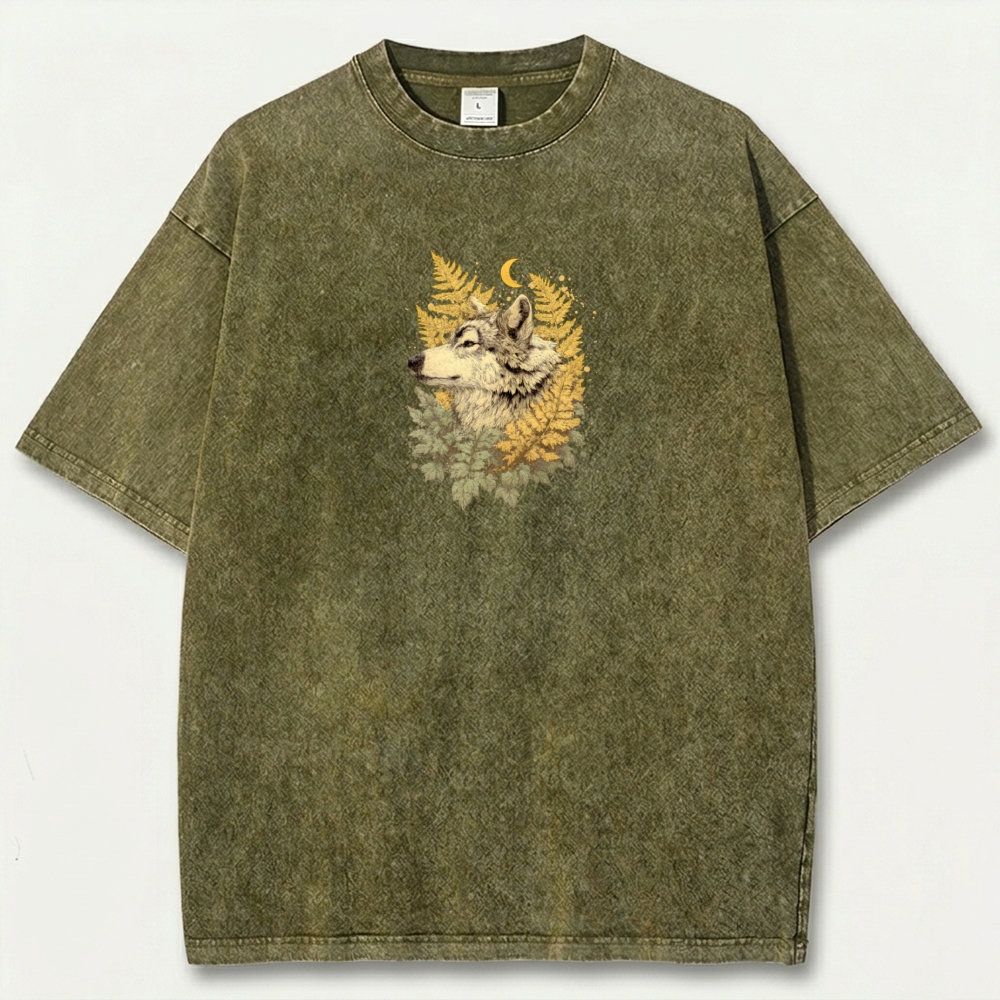 Wolf Weed Vintage Organic Cotton Trail Tee-HikeVista