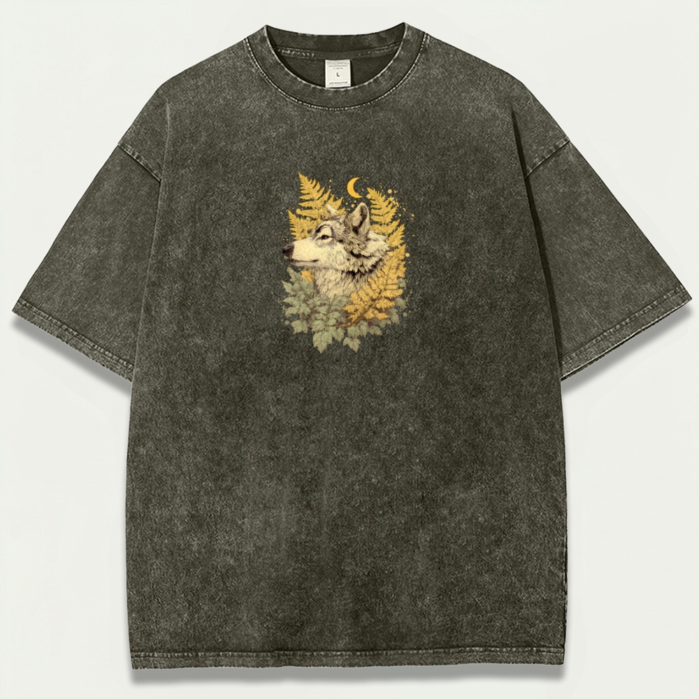Wolf Weed Vintage Organic Cotton Trail Tee-HikeVista