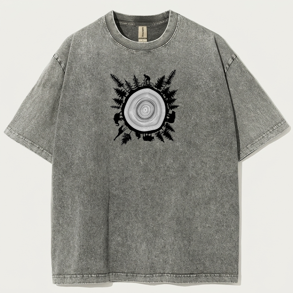 Tree Ring Vintage Organic Cotton Trail Tee-HikeVista