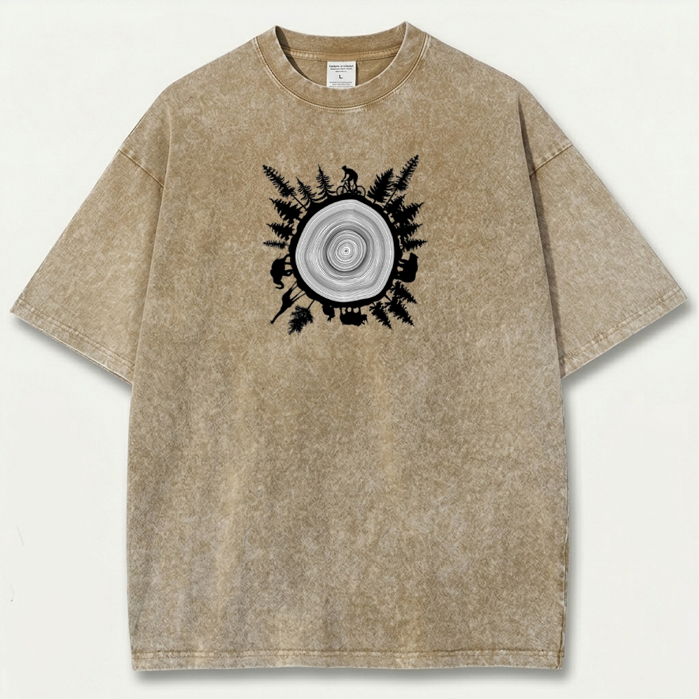 Tree Ring Vintage Organic Cotton Trail Tee-HikeVista