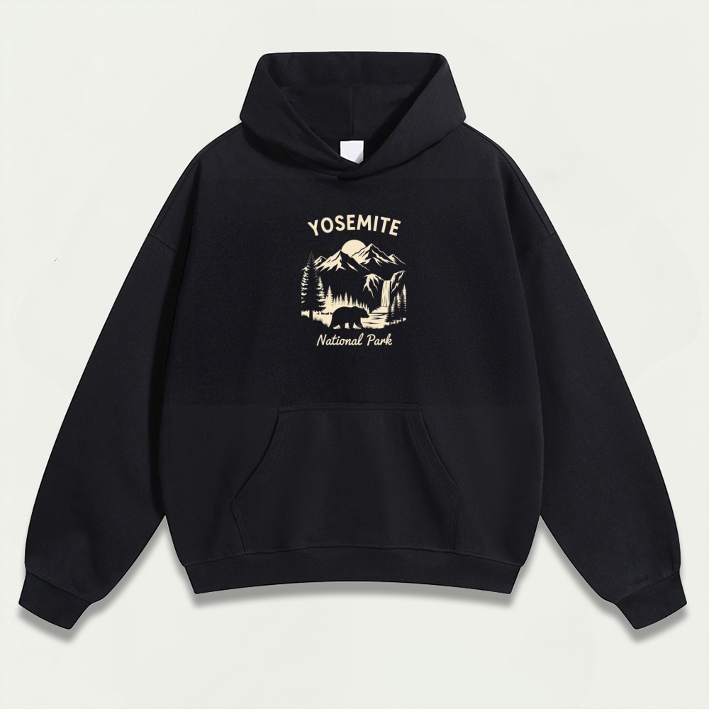 Yosemite National Park Heavyweight Trail Hoodie-HikeVista