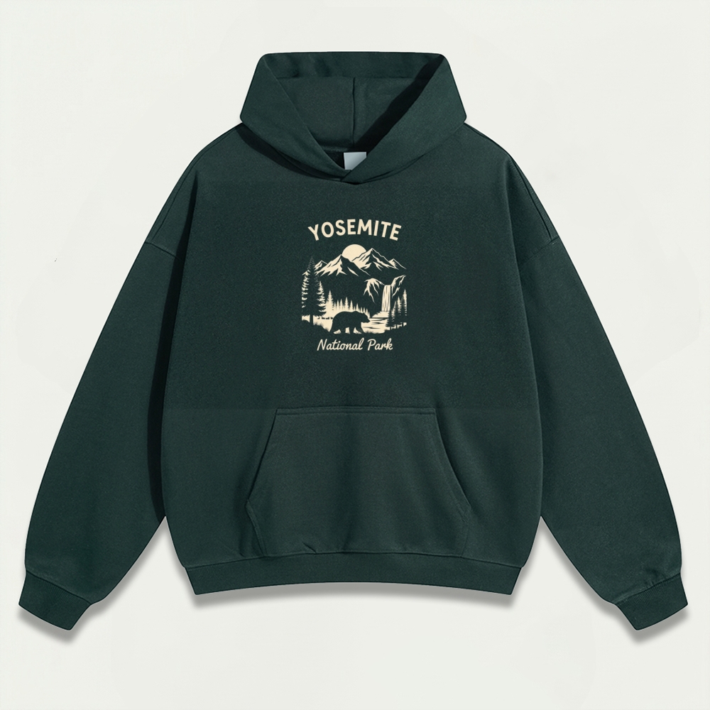 Yosemite National Park Heavyweight Trail Hoodie-HikeVista
