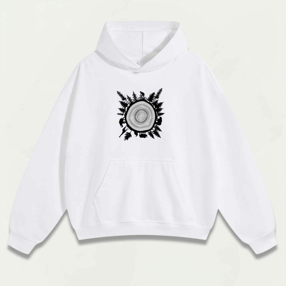 Tree Ring Heavyweight Trail Hoodie-HikeVista