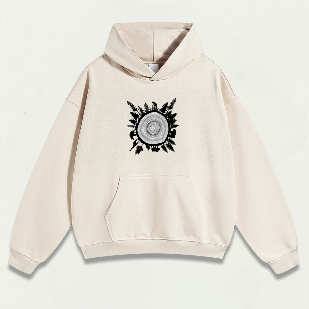 Tree Ring Heavyweight Trail Hoodie-HikeVista