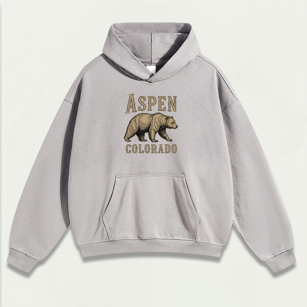 Aspen Colorado Heavyweight Hiking Hoodie-HikeVista