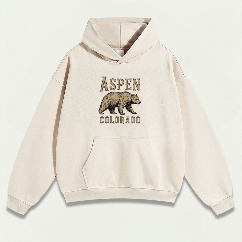Aspen Colorado Heavyweight Hiking Hoodie-HikeVista