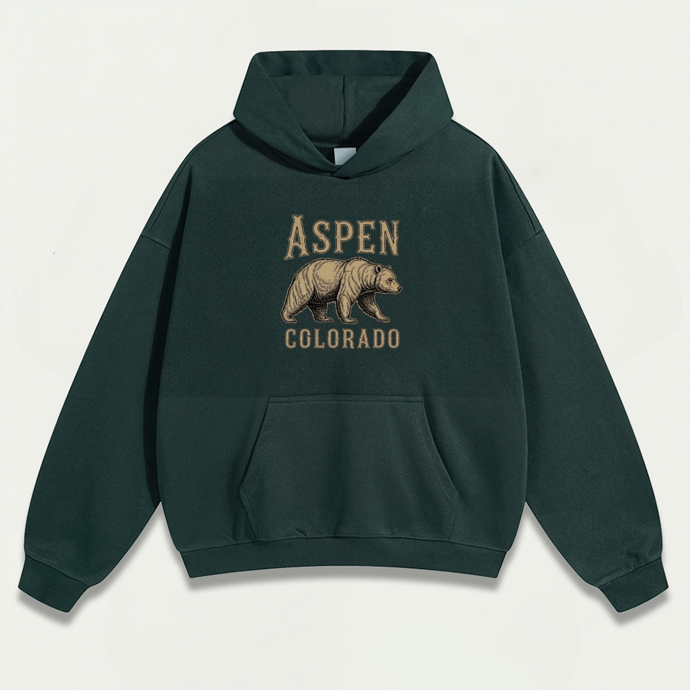 Aspen Colorado Heavyweight Hiking Hoodie-HikeVista