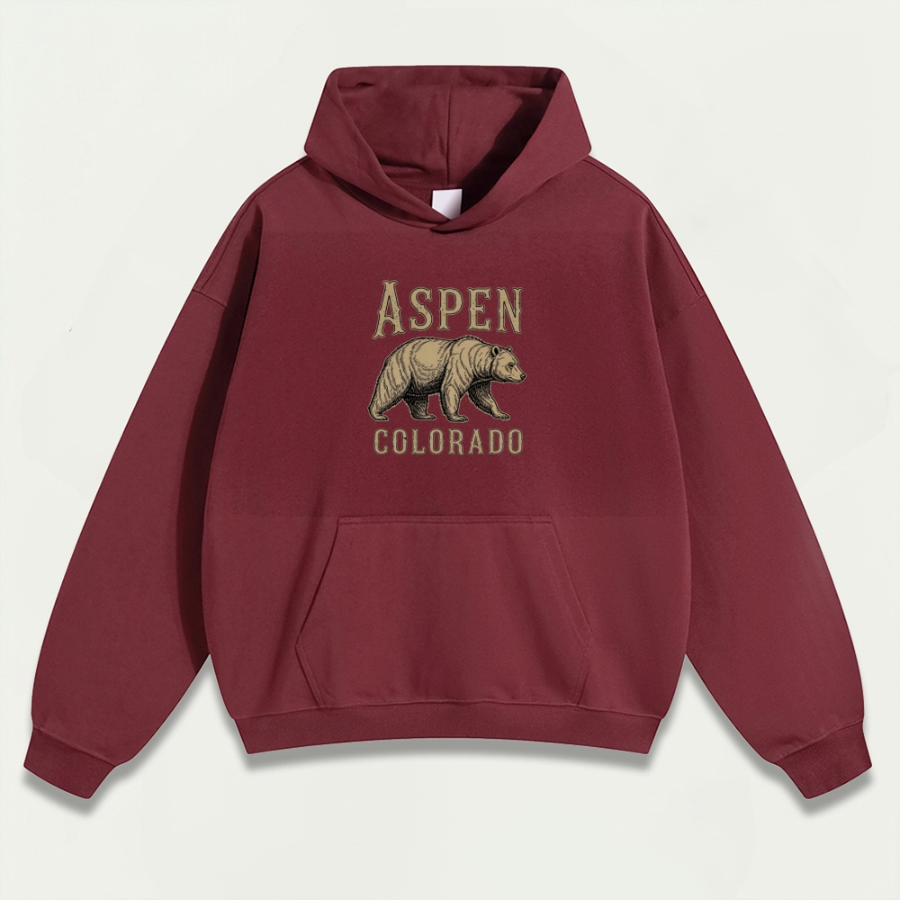 Aspen Colorado Heavyweight Hiking Hoodie-HikeVista